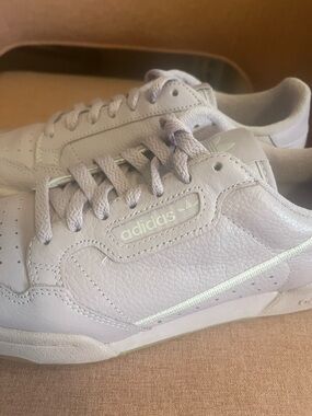 adidas Continental 80 Light Lavender Leather Sneakers